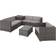 tectake Pisa Outdoor Lounge Set, 1 Table incl. 5 Chairs