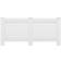 vidaXL Radiatorombouw 172 x 19 x 81.5 cm MDF Wit