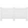 vidaXL Radiatorombouw 172 x 19 x 81.5 cm MDF Wit