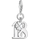 Thomas Sabo Charm Club Lucky Number 18 Charm Pendant - Silver