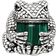 Thomas Sabo Bead Frog Silver Charm - Silver/Black/Green