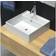vidaXL Luxe Wastafel Met Overloop 41 x 41 cm