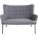 House Nordic Glasgow Sofa 128cm Zweisitzer