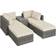 tectake San Domino Outdoor Lounge Set, 1 Table incl. 2 Chairs