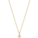 Georg Jensen Daisy Small Necklace - Gold/White