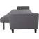 House Nordic Milton Dark Gray Sofa 204cm 3-Sitzer