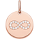 Thomas Sabo Love Bridge Infinity Pendant - Rose Gold/Transparent