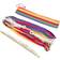 tectake Suspended Hammock XXL colourful incl. storage bag