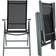tectake Garden Table and chairs furniture set 8+1