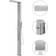 vidaXL Square (48200) Chrome