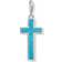 Thomas Sabo Y0021-404-17 Charm pendentif croix turquoise