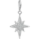 Thomas Sabo Charm Club Glitter Star Charm Pendant - Silver/White