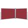 vidaXL Tenda Da Sole Laterale Retrattile 100x1000 cm - Rosso 1000x100cm