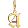 Thomas Sabo Charm Club Letter A Charm Pendant - Gold/White