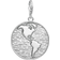 Thomas Sabo Charm Club Disc World Charm Pendant - Silver