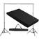 vidaXL Backdrop Support System 300x300cm Black