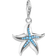 Thomas Sabo Charm Club Starfish Charm Pendant - Silver/Turquoise