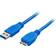 Deltaco USB A - USB Micro-B 3.0 1m