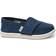 Toms Alpargata Tiny Canvas Slip-On Shoenen - Navy