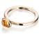 Efva Attling Love Bead Ring - Gold/Citrine