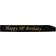 Hisab Joker Sash 30th Birthday Black/Gold