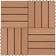 vidaXL Piastrelle Decking 11pz Goffrature WPC 30x30 cm 1 mq Color Teak