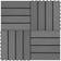 vidaXL Piastrelle Decking 11 pz Goffrature WPC 30x30 cm 1 mq Grigio