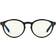 Gunnar ATTACHÉ Vestibilità Orientale Blu-Light Block ATT-00109 da Vista Neri per Uomo (Solo Montatura)