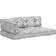 vidaXL 287725 Sofa 120cm 2 Seater