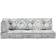 vidaXL 287725 Sofa 120cm 2 Seater