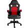 tectake Sedia da ufficio Tyson nero/rosso da