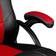 tectake Sedia da ufficio Tyson nero/rosso da