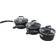 Scoville Neverstick Cookware Set with lid 3 Parts