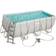 Bestway Power Steel Rectangular Frame Pool Set with Filter Pump 4.12x2.01x1.22m