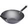 KitchenCraft Wok Antiadhésif Fond Plat 35 cm - Noir 5.5 L 36 cm