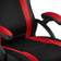 tectake Chaise gamer GOODMAN noir/rouge