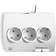 Ewent Multiprise 3x Schuko 2xUSB Blanc