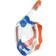 Seac Sub snorkelmasker Unica, S-M, blauw/oranje**