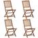 vidaXL 46336 4-pack Havestol