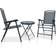 vidaXL 3054571 Café-Set, 1 Tisch einschl. 2 Stühle