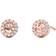 Michael Kors Boucles d'oreilles à fermoir à poussette MKC1033AN791 925 Argent Or Rose