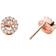 Michael Kors Boucles d'oreilles à fermoir à poussette MKC1033AN791 925 Argent Or Rose