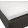 Borganäs Satin Underlakan Vit (260x240cm)