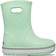 Crocs Kid's Crocband Rain Boot - Neo Mint/Light Grey