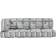 vidaXL 287723 Chair Cushions Grey (120x80cm)