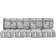 vidaXL 287718 Chair Cushions Grey (120x80cm)