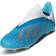 adidas Junior X 19.3 FG Laceless - Bright Cyan/Silver Metallic/Shock Pink