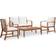vidaXL 47283 Loungeset, 1 Bord inkl. 2 Stolar & 1 Soffor