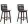 CLP Bregenz Leatherette Tabouret de bar 106cm 2pcs