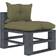 vidaXL Pallet Middle Modulsoffa